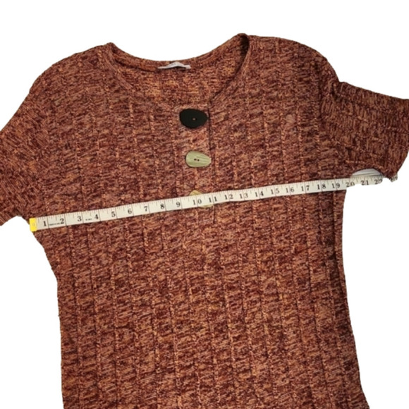 WOMENS ZARA multicolor long short sleeve top size Medium. - Picture 15 of 15